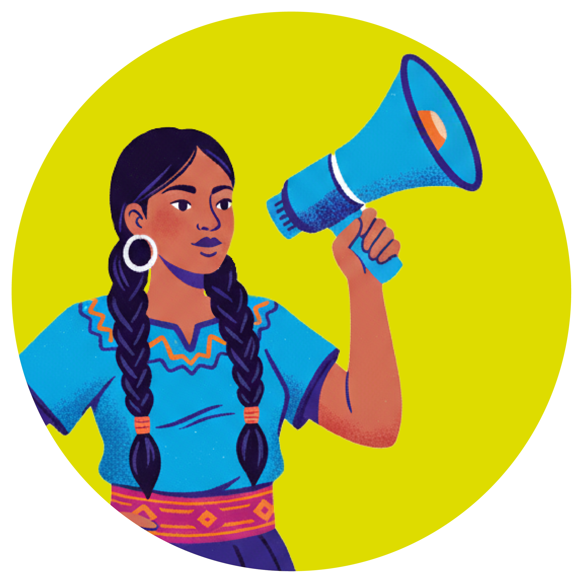 Participation and leadership icon