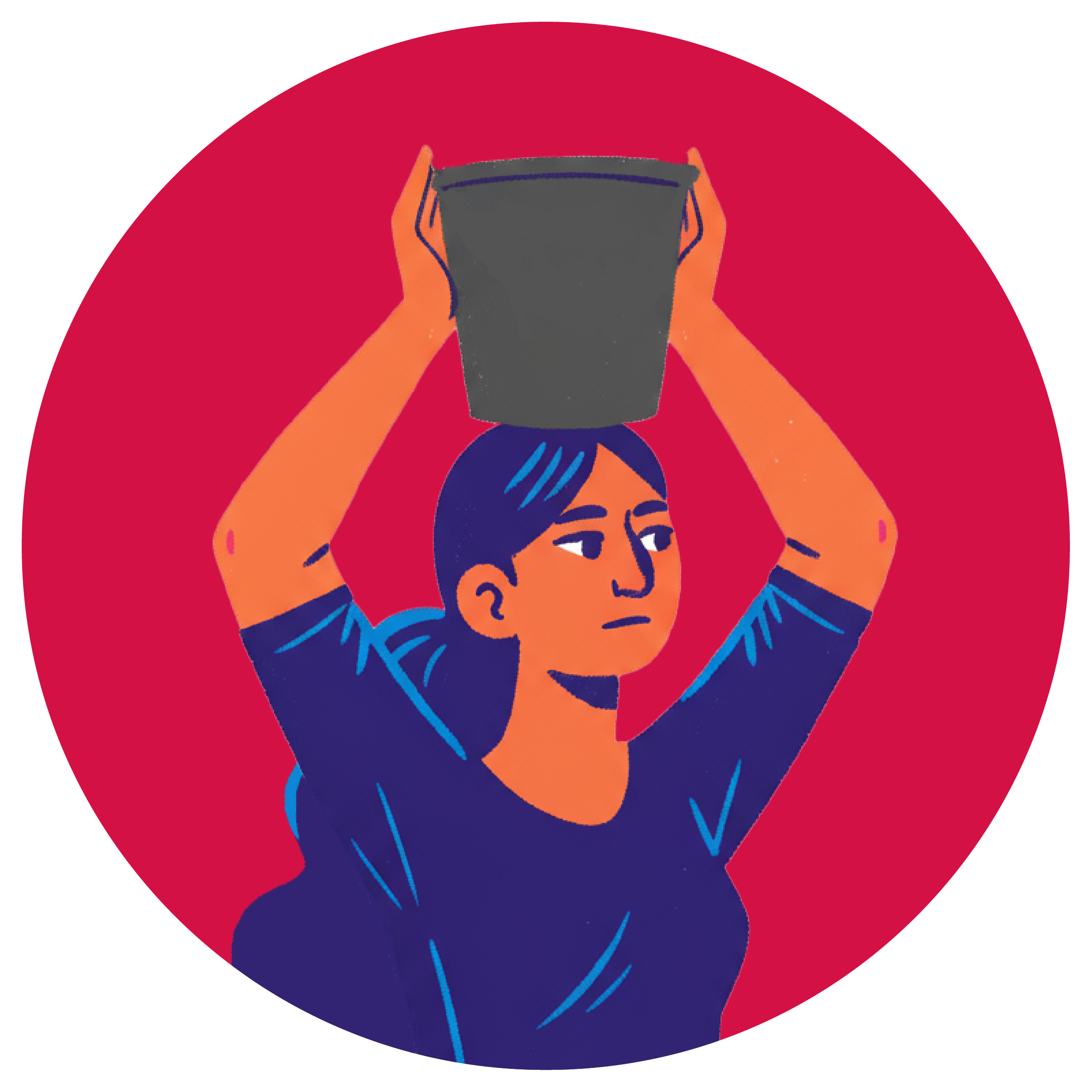 Unpaid care work icon