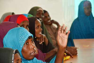 Women at business training workshop