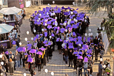 purple ribbon