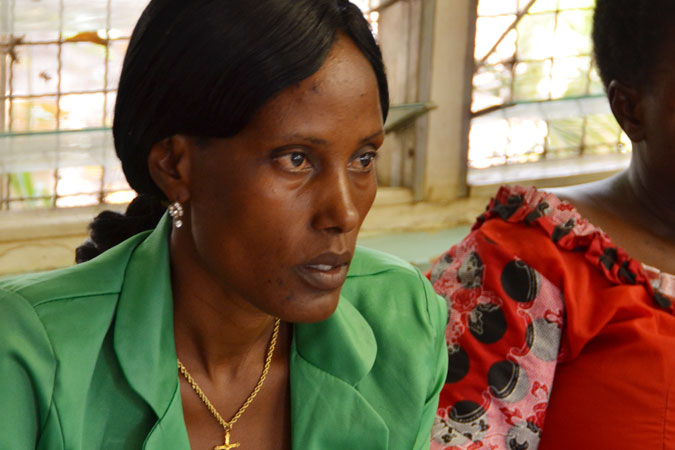 Mickness Mahera, running for the Busega District Council, Tanzania. Photo: UN Women/Stephanie Raison.