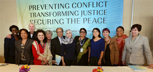 The Global Study on Security Council resoultion 1325 was launched on 14 October 2015.