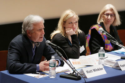 Matt Winkler speaking at CSW59 side event