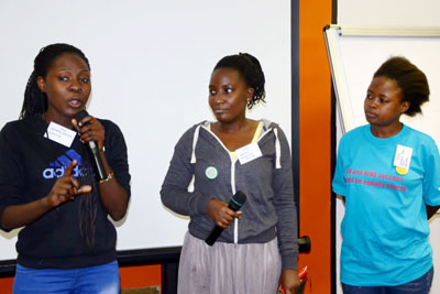 Participants at the “Fast-tracking the end of the AIDS epidemic for women in the post-2015 development framework” ahead of the International Conference on AIDS and STIs in Africa. Photo: UN Women 