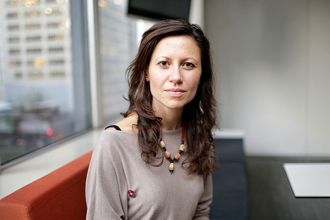 Francesca De Antoni, 31, is a UN Volunteer and a Programme Coordinator based in UN Women’s office in Mali for a project supported by the Peace Building Fund. Photo: UN Women/Ryan Brown