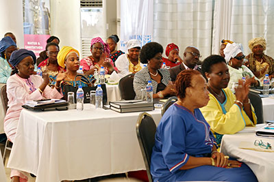 The Executive Director reported on the progress of a Joint Programme on Economic Empowerment and Water, Sanitation and Hygiene, as part of the Ebola recovery initiatives in Liberia. Photo: UN Women/Stephanie Raison