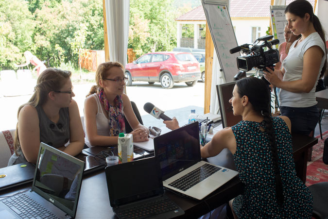 GirlsGoIT was the first summer camp in Moldova for young women who want to improve their IT skills. Photo: UN Women in Moldova/ Dorin Goian