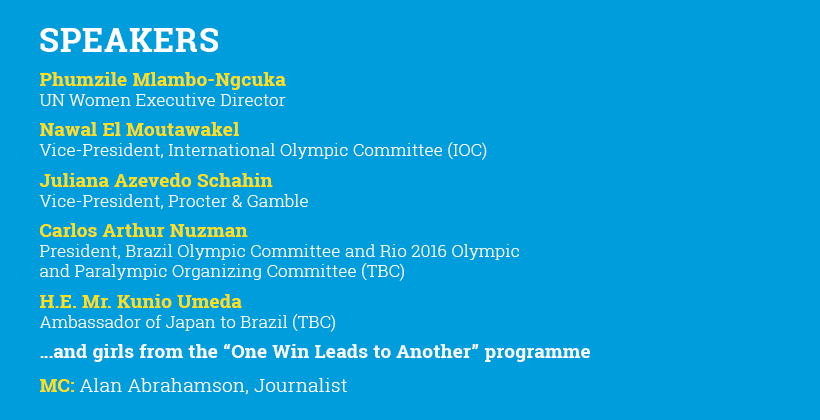 One Win Leads to Another speakers list. 
