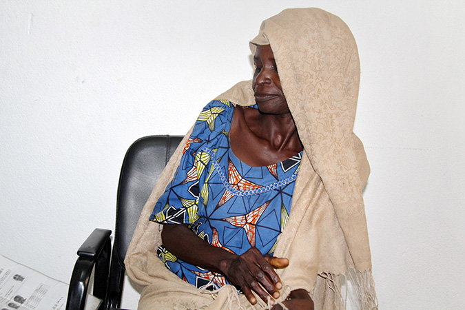 Saratu Andrawas finds safety at the WCS in Minawao refugee camp. Photo credit: Fajong Joseph, UN Women Cameroon