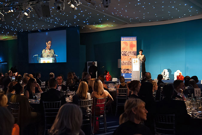 UN Women Executive Director Phumzile Mlambo-Ngcuka speaking at the UN Trust Fund Gala Photo: UN Women/UN Trust Fund/Paul Milsom