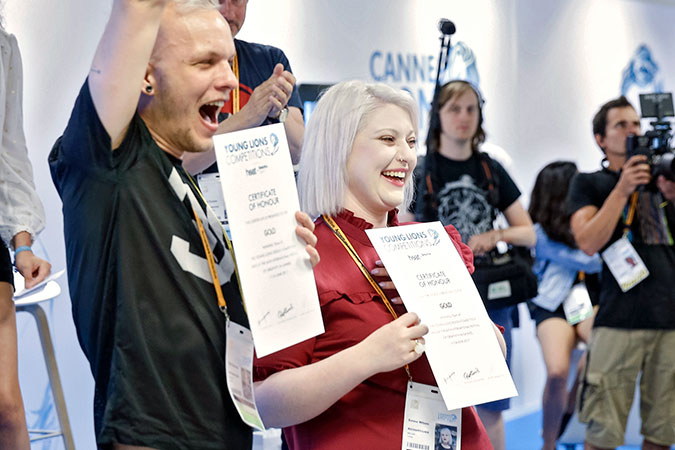 At the Festival of Creativity, the Irish teamfrom agency Richardsdee won the Gold Award.