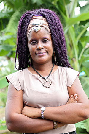 Nuwoe A.D. Scott, a legislative aspirant in the Liberia 2017 General and President Elections. Photo UN Women/Winston Daryoue