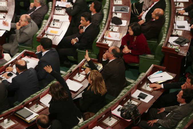 Tunisia’s parliament, pictured above in a 2016 file photo, voted last week on the country's first law to combat domestic violence.  Photo: Khaled Nasraoui