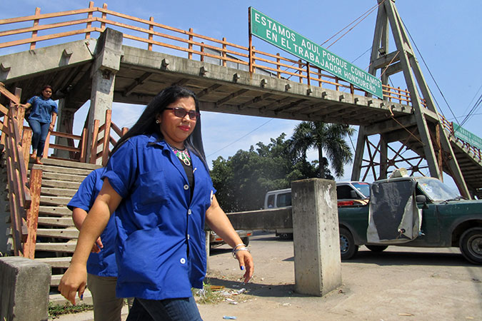 María Gutiérrez began working for the textile company Delta Honduras when she was 19-years-old. Photo: UN Women/Héctor Gómez