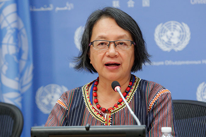 Victoria Tauli Corpuz. UN Photo/JC McIlwaine