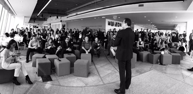 UN Women Deputy Executive Director Mr. Yannick Glemarec speaks at the launch of SAP Next-Gen Programme. Photo courtesy of SAP Next-Gen Programme
