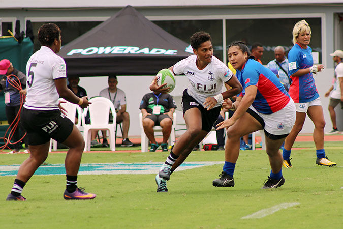 The record number of women players at the Oceania Rugby Sevens Championships, held in Suva, Fiji from 10-11 November 2017, reflects a global movement to achieve equal participation of women and men in rugby. Photo: UN Women/Caitlin Clifford