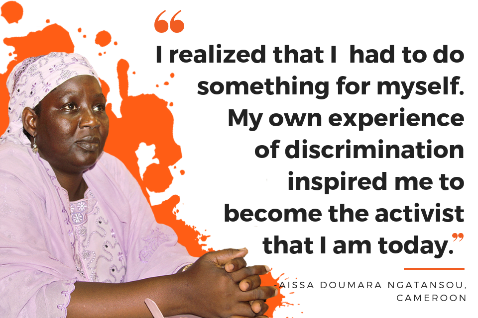 I realized that I had to do something for myself. My own experience of discrimination inspired me to become the activist that I am today.
