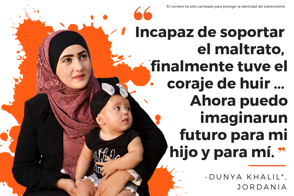 Incapaz de soportar el maltrato, finalmente tuve el coraje de huir ... Ahora puedo imaginar un futuro para mi hijo y para mí