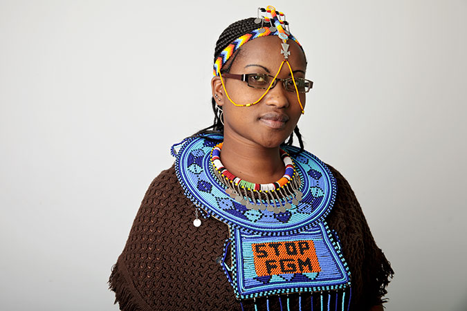 Purity Soinato Oiyie Masai girl and anti-FGM activist, Kenya. Photo: UN Women/Ryan Brown