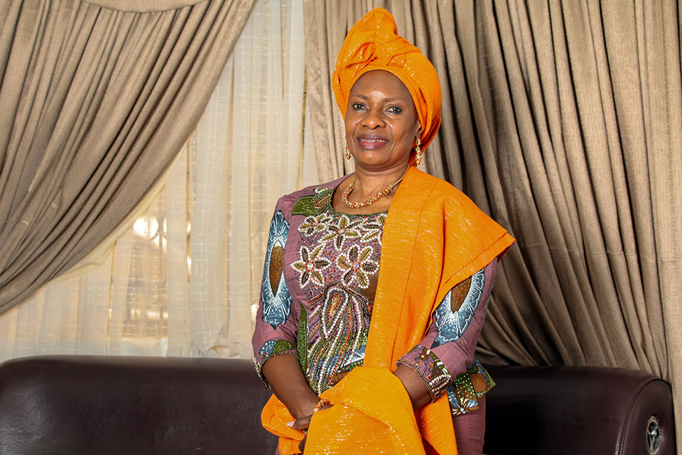 Pauline Tallen, former Deputy Governor of Plateau state, benefitted from capacity-building by UN Women. Photo: UN Women/Nathan Ali