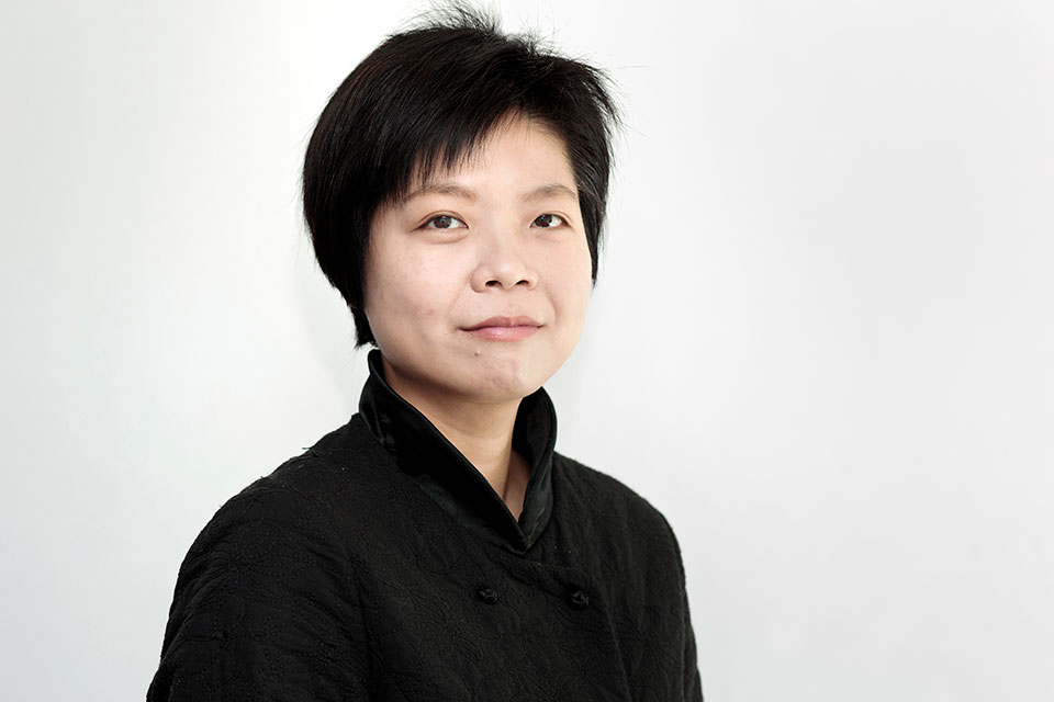 Po Chun Liu poses for a photo at UN Women headquarters in New York. Photo: UN Women/Ryan Brown