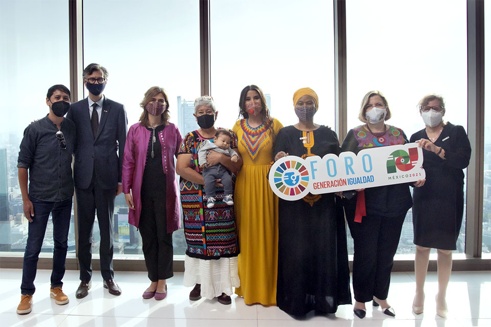 The Generation Equality Forum Mexico concluded today with the unveiling of an Action Coalition blueprint and of new catalytic commitments for gender equality. Photo: UN Women/Dzilam Méndez