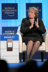 Michelle Bachelet at WEF Davos 2012 UN Women Executive Director at World Economic Forum Davos 2012 (photo credit: WEF)