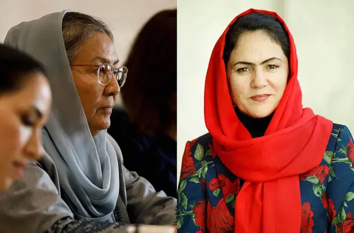 Habiba Sarabi y Fawzia Koofi
