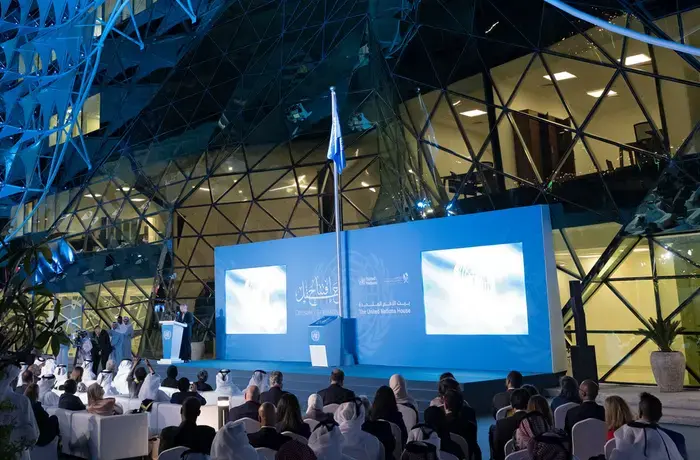 The opening of UN House in Doha, Qatar in March 2023. Photo: UN Photo/Evan Schneider