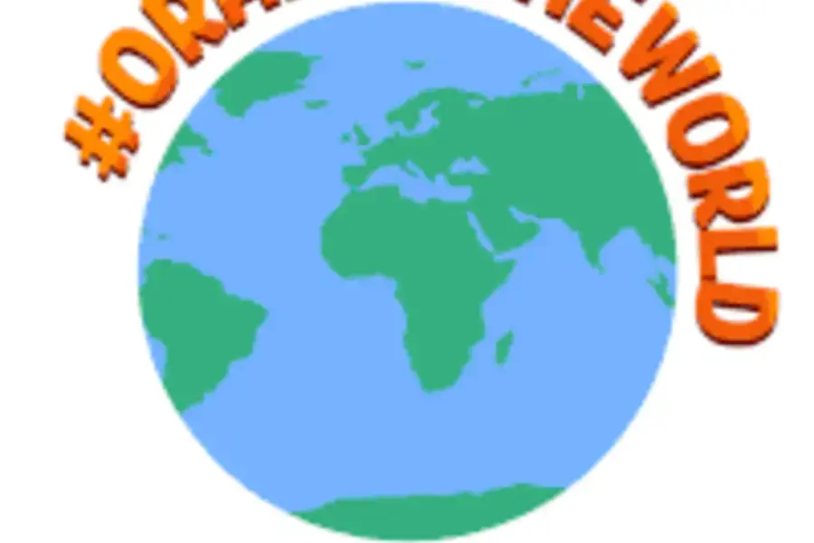 Orange The World Globe