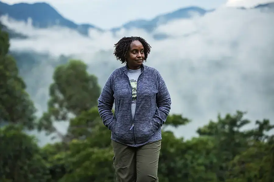 Portrait of Dr. Gladys Kalema-Zikusoka, UNEP Champion of the Earth 2021.  Photo: UNEP/Kibuuka Mukisa