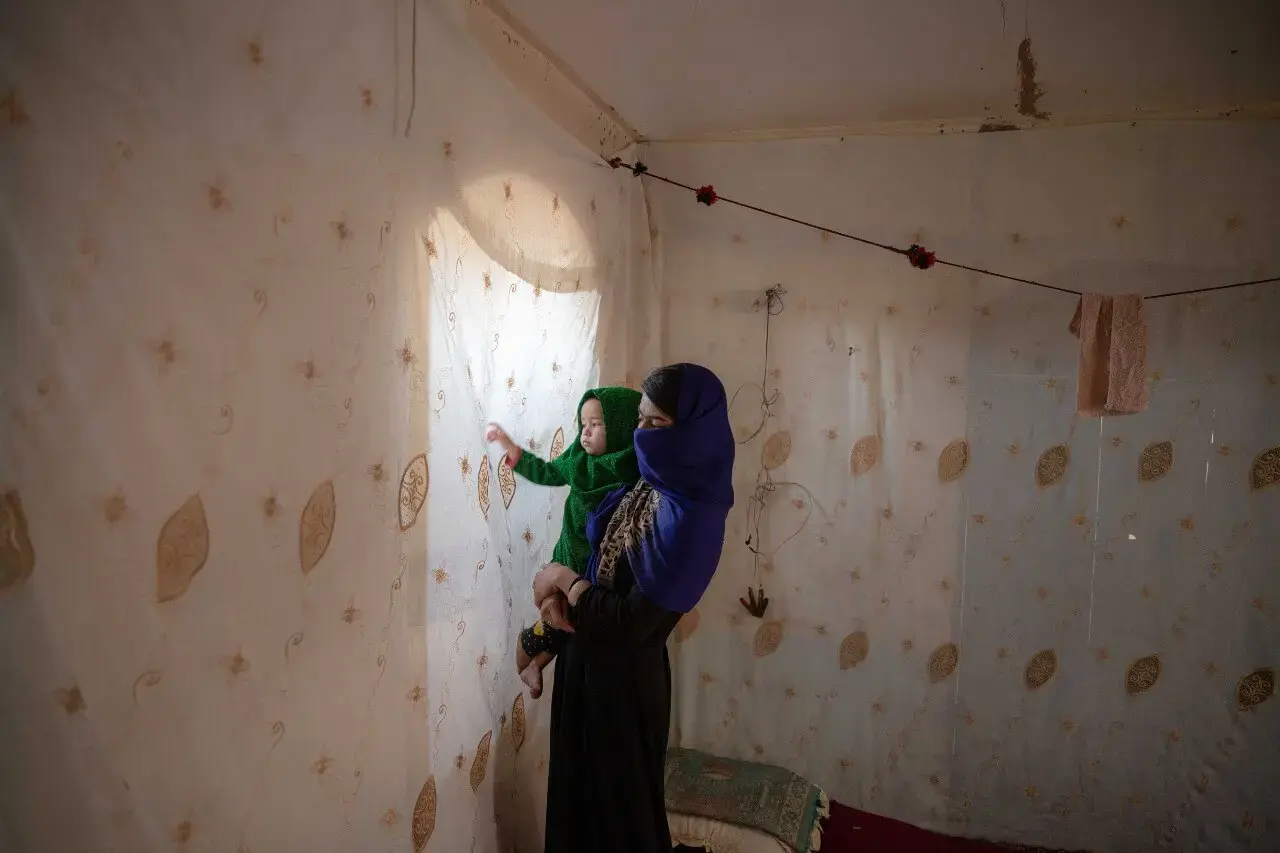 Photo of Arefa (pseudonym) for the third story in the “After August” series. Photo: UN Women/Habib Sayed Bidell.