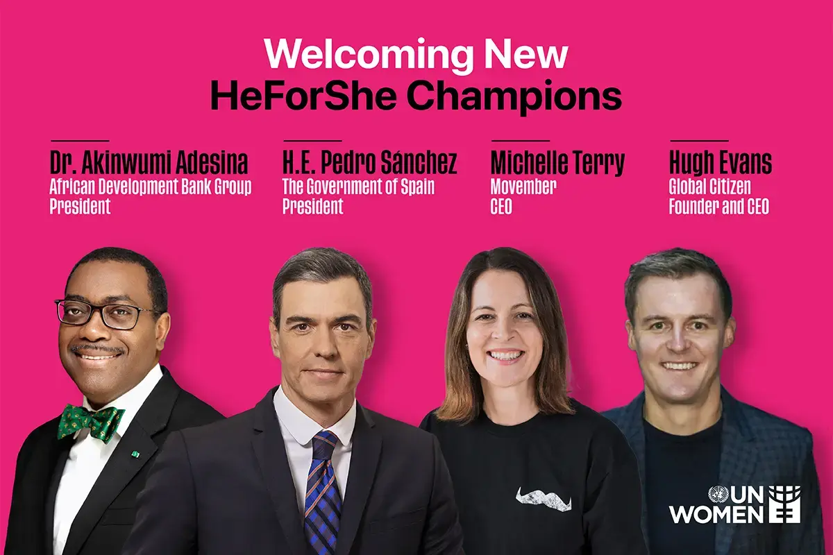 HeForShe marks ten years with a movement of 2 million gender equality activists, welcomes new Champions
