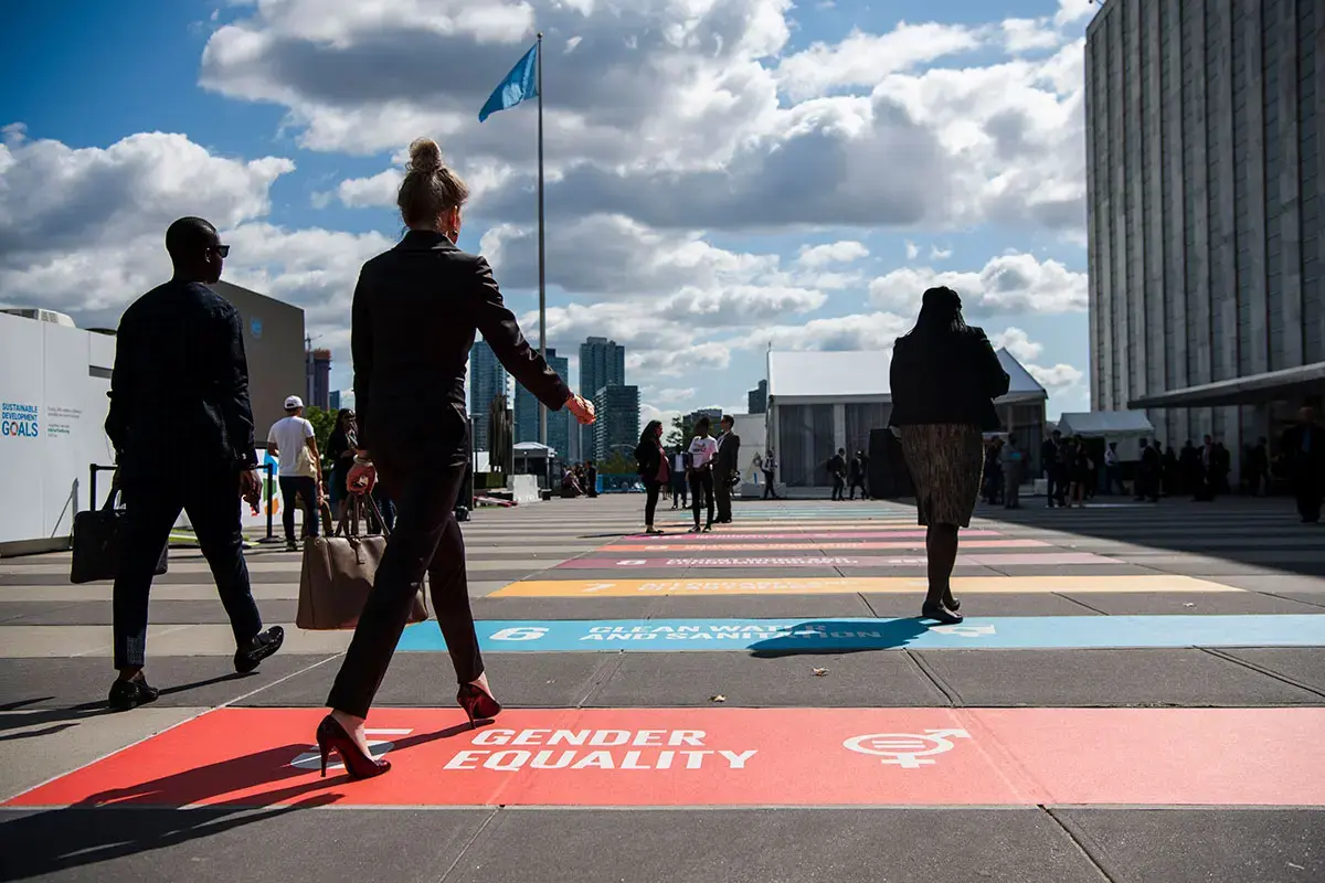 El ODS 5, la igualdad de género, es esencial para alcanzar los 17 Objetivos de Desarrollo Sostenible globales. Foto: ONU Mujeres/Amanda Voisard
