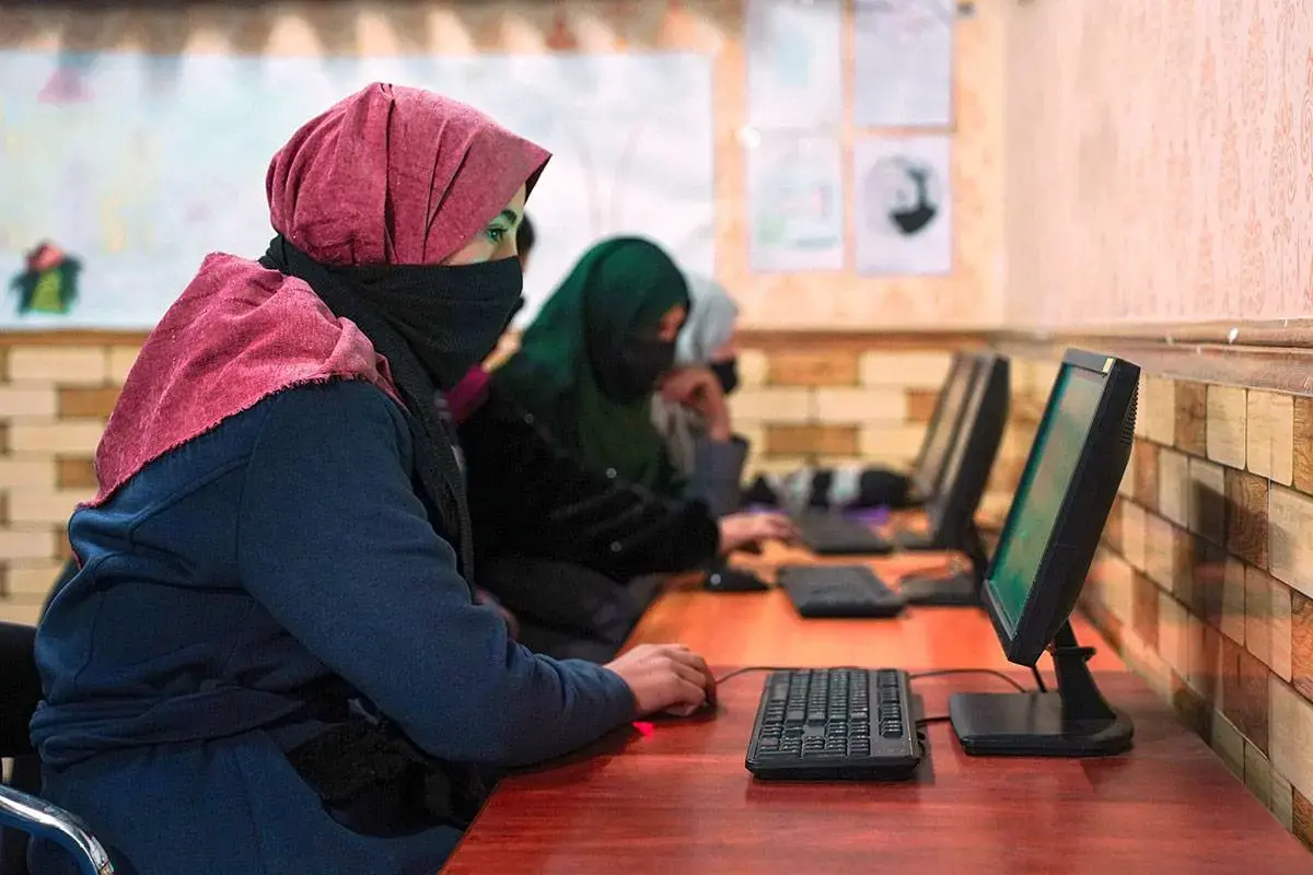Women entrepreneurs participate in business development training in a UN Women-supported Multi-Purpose Women’s Centre in Parwan province, eastern Afghanistan in January 2025