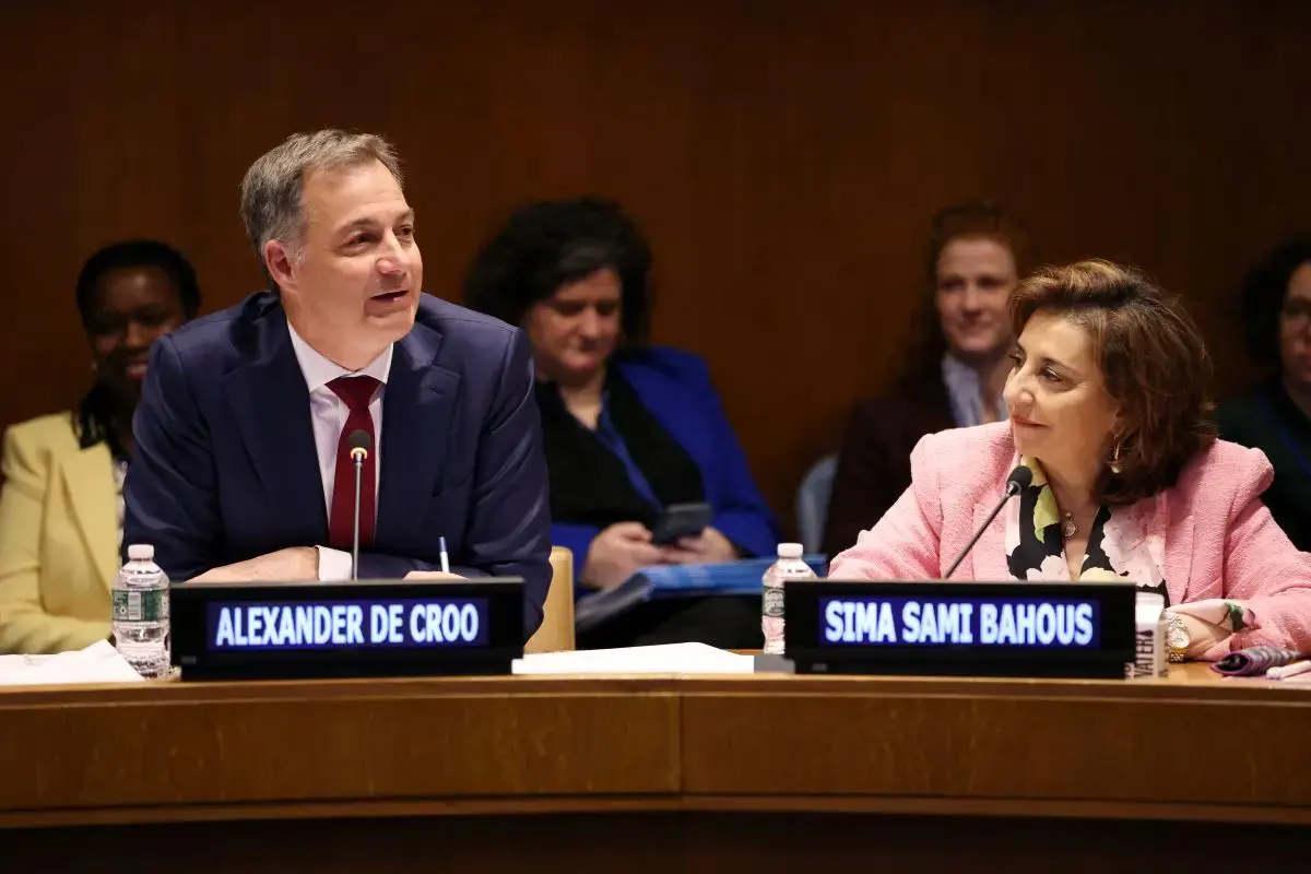UNDP Administrator Alexander De Croo and UN Women Executive Director Sima Bahous