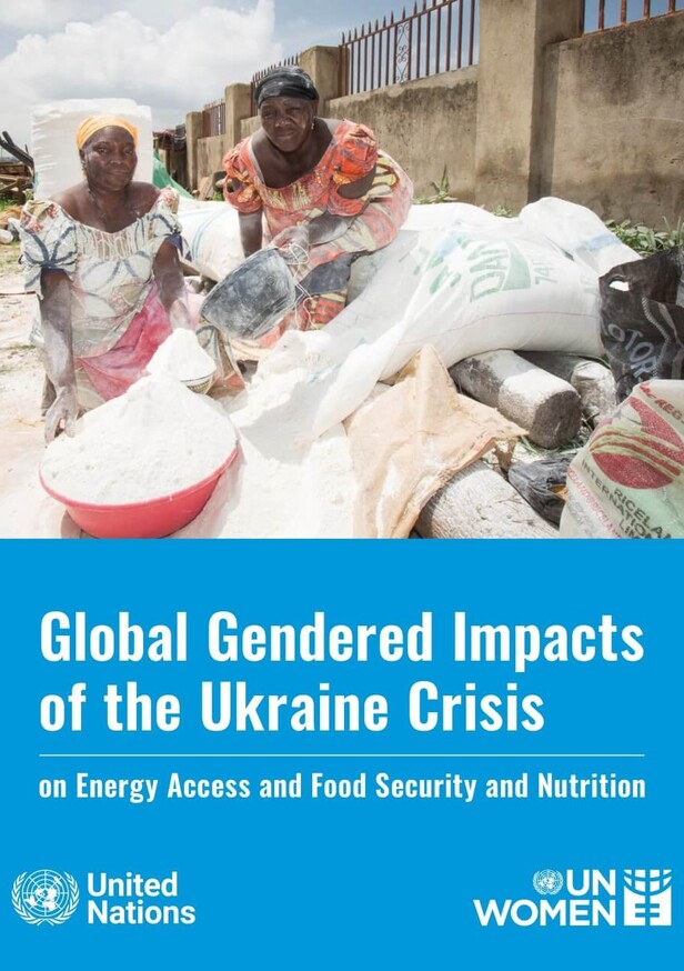Global gendered impacts of the Ukraine crisis on energy access and food, security, and nutrition