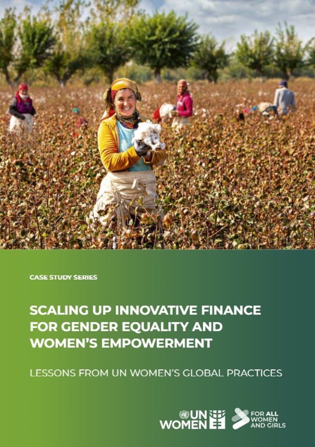 Scaling up innovative finance for gender equality and women's empowerment
