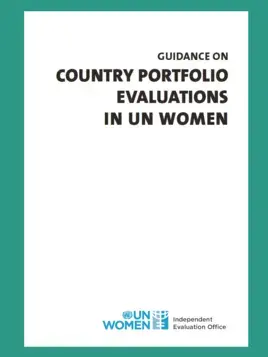 Guidance on country portfolio evaluations in UN Women