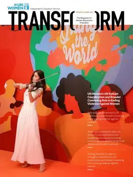  TRANSFORM – The magazine for gender-responsive evaluation – Issue 22, July 2021