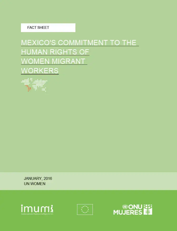 Mexico’s commitment to the human rights of women migrant workers